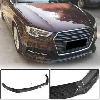 Lame Avant V1 (pour S-Line 2017-2020 HB, Carbone) Audi A3 2012-2020 photo 1