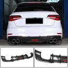 Audi A3 2012-2020 Diffuseur de Pare-chocs Arrière V1 pour S-Line HB 2017-2020, Carbone photo 1