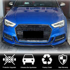 Audi A3 2012-2020 Lame de pare-chocs avant Lip V4 (pour S-Line Sedan 2017-2020, Carbone) photo 2