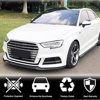 Lame de pare-chocs avant Lip V3 (pour S-Line Sedan 2017-2020, Carbone) Audi A3 2012-2020 photo 2