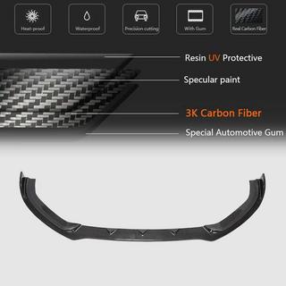 Lame de pare-chocs avant Lip V1 (pour S-Line 2017-2020 Sedan, Carbone) Audi A3 2012-2020 photo 3