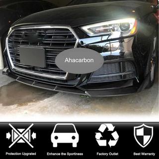Lame de pare-chocs avant Lip V1 (pour S-Line 2017-2020 Sedan, Carbone) Audi A3 2012-2020 photo 4