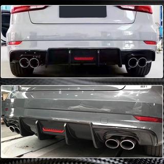 Diffuseur de pare-chocs arrière V3 pour S-Line Sedan 2017-2020 (Carbone) Audi A3 2012-2020 photo 4