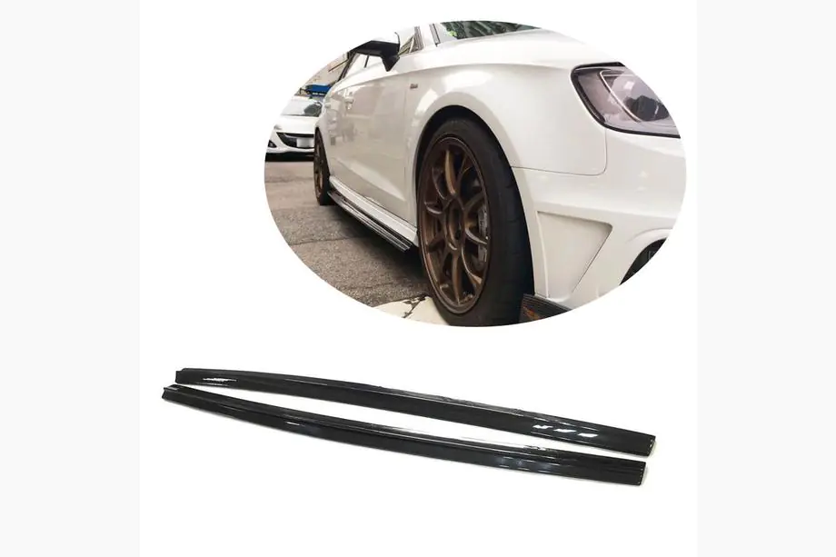 Audi A3 2012-2020 Bas de Caisse V1 (pour S-Line HB, Carbone) Image