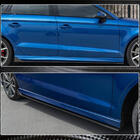 Audi A3 2012-2020 Bas de caisse V2 (pour S-Line Sedan, Carbone) photo 3