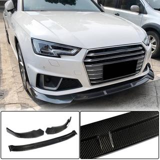 Lame avant de pare-chocs Lip V1 (pour S-Line Sedan 2015-2019, Carbone) photo 1