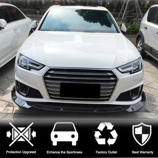 Lame avant de pare-chocs Lip V1 (pour S-Line Sedan 2015-2019, Carbone) photo 2