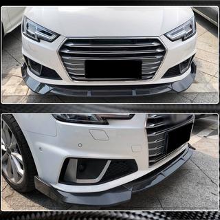 Lame avant de pare-chocs Lip V1 (pour S-Line Sedan 2015-2019, Carbone) photo 3
