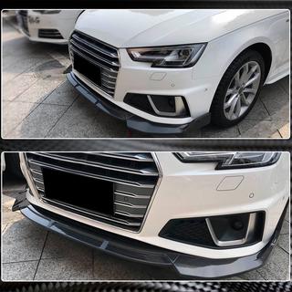 Lame avant de pare-chocs Lip V1 (pour S-Line Sedan 2015-2019, Carbone) photo 4