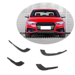 Lame de pare-chocs avant V3 (pour S-Line Sedan 2015-2019, Carbone) photo 1