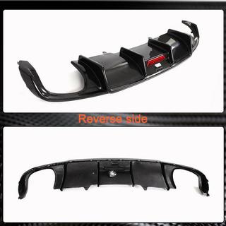 Diffuseur de pare-chocs arrière V1 (pour S-Line Sedan 2015-2019, Carbone) photo 4
