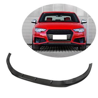 Lame de pare-chocs avant Lip V6 (pour S-Line Sedan 2015-2019, Carbone) photo 1