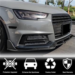 Lame de pare-chocs avant Lip V2 (pour S-Line Sedan 2015-2019, Carbone) photo 3