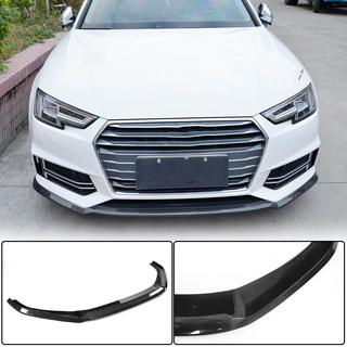 Lame de pare-chocs avant Lip V4 (pour S-Line Sedan 2015-2019, Carbone) photo 1