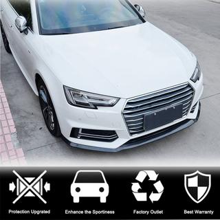 Lame de pare-chocs avant Lip V4 (pour S-Line Sedan 2015-2019, Carbone) photo 2