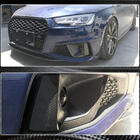 Audi A4 B9 2015-2024 Prises d'air de phares antibrouillard avant (Carbone) V2 photo 5