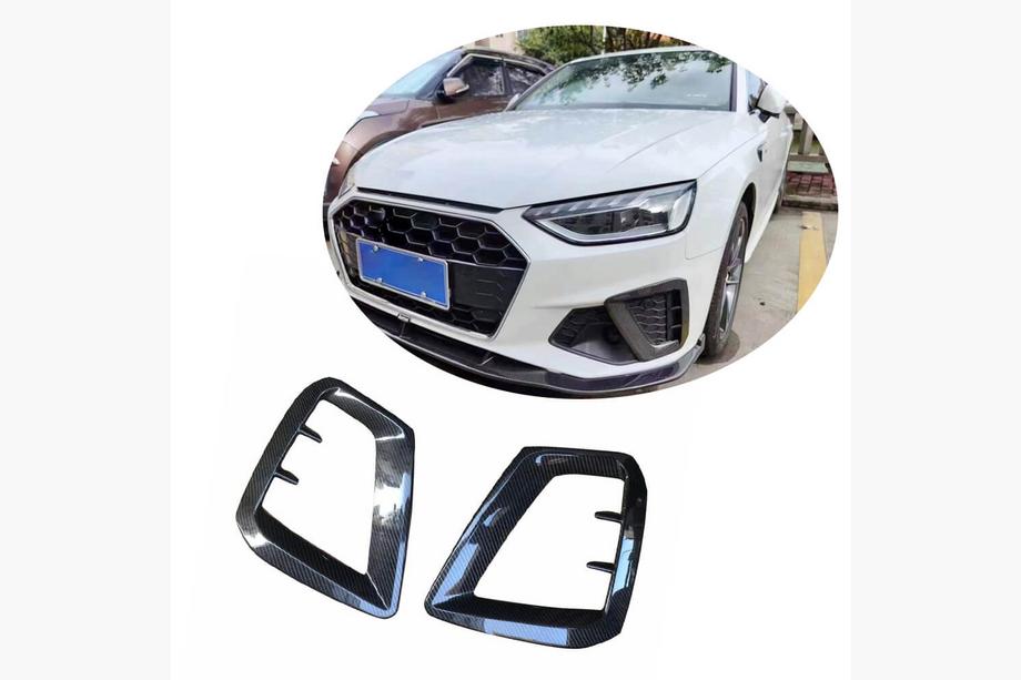 Audi A4 B9 2015-2024 Enjoliveurs d’antibrouillards V1 (pour S-Line Sedan 2015-2019, Carbone) Image