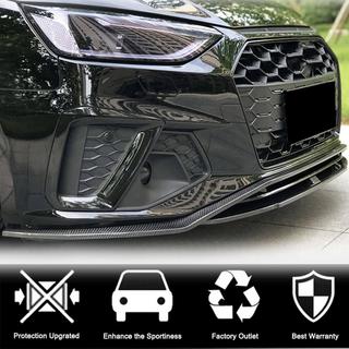 Lame de pare-chocs avant Lip V2 (pour S-Line Sedan 2019-2024, Carbone) photo 3