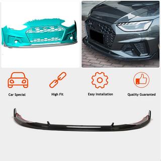 Lame de pare-chocs avant Lip V1 (pour S-Line Sedan 2019-2024, Carbone) photo 2