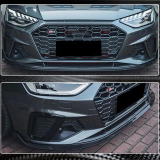 Lame de pare-chocs avant Lip V1 (pour S-Line Sedan 2019-2024, Carbone) photo 4