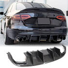 Audi A4 B8 2007-2015 Diffuseur de Pare-chocs Arrière V1 (pour S4 2009-2012, Carbone) photo 1