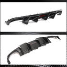 Audi A4 B8 2007-2015 Diffuseur de Pare-chocs Arrière V1 (pour S4 2009-2012, Carbone) photo 7