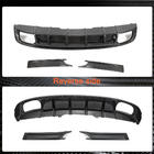 Audi A4 B9 2015-2024 Diffuseur de pare-chocs arrière (pour S4 2017-2020, Carbone) photo 4