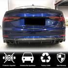 Audi A5 2016-2025 Diffuseur de Pare-chocs Arrière V2 (pour S-Line 2016-2020, Carbone) photo 4