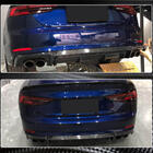 Audi A5 2016-2025 Diffuseur de Pare-chocs Arrière V2 (pour S-Line 2016-2020, Carbone) photo 6