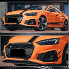 Audi A5 2016-2025 Lame avant V1 pour pare-chocs S-Line 2021-2025 Carbone photo 4