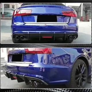 Diffuseur de Pare-chocs Arrière Carbone (pour S-Line 2014-2018) Audi A6 C7 2011–2018 photo 2