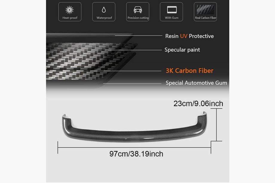Audi TT 1998-2006 Aileron (Carbone) Photo 6