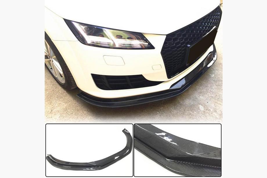 Audi TT 2014-2023 Lame avant pare-chocs V1 (pour Base, 2014-2019, Carbone) Image
