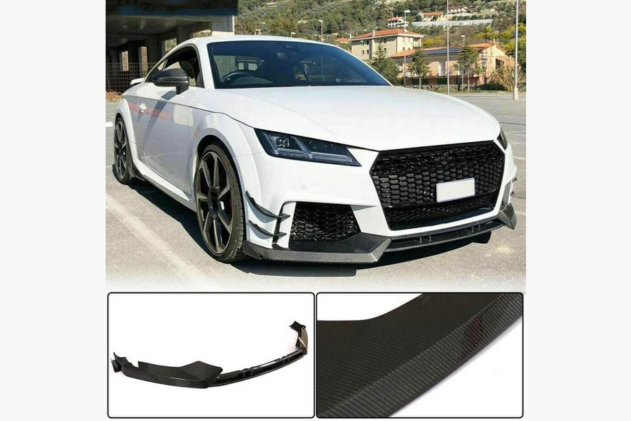 Audi TT 2014-2023 Lame avant de pare-chocs (pour RS, 2016-2019, Carbone) Image