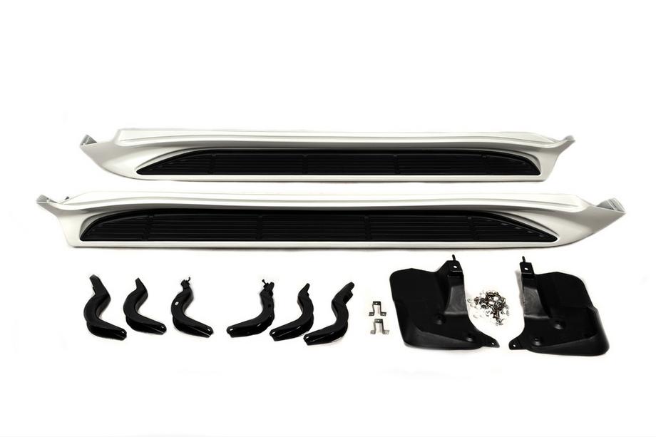 Lexus LX570/450d 2008-2022 Marchepieds Latéraux V2 Noir Photo 3