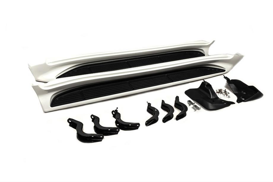 Lexus LX570/450d 2008-2022 Marchepieds Latéraux V2 Noir Photo 2