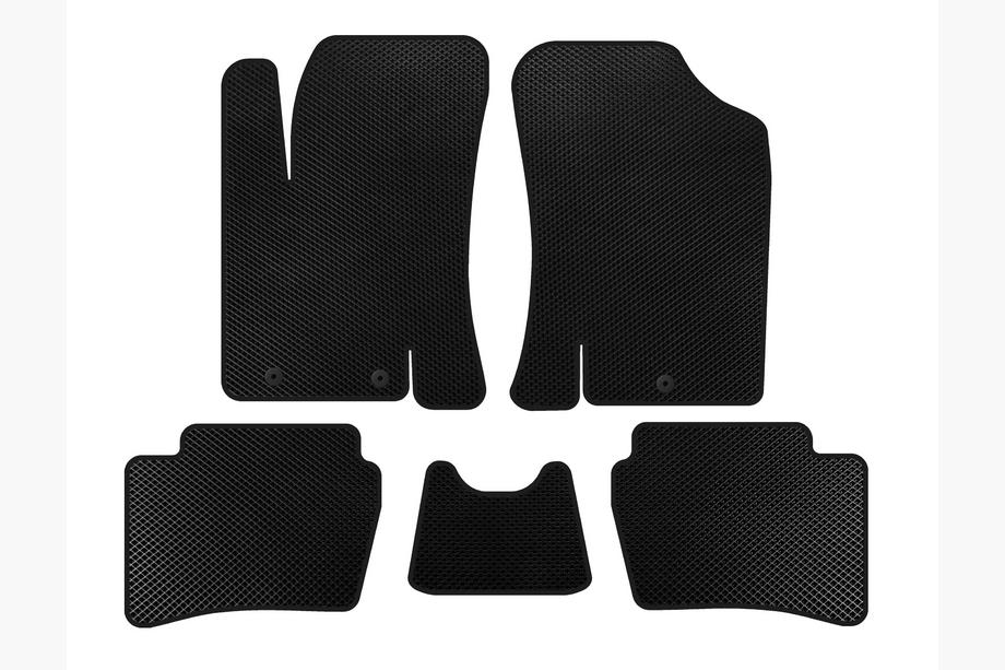 Hyundai I-20 2008-2012 Tapis de sol EVA (HB, Noir) Image