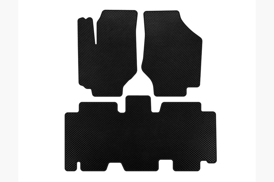 Hyundai Trajet 2000-2007 Tapis de sol EVA (noirs) Image
