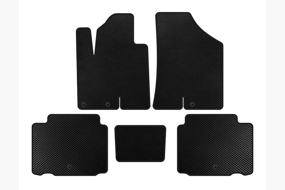 Hyundai IX55 2007-2012 Tapis de sol EVA (noirs) Image