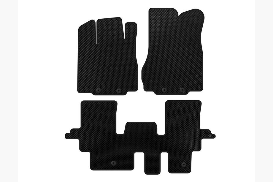 Infiniti QX60 2016-2021 Tapis de sol EVA (2 Rangées, Noir) Image