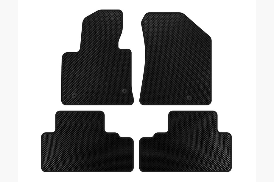 Kia Carens 2012- Tapis de sol EVA (noirs) Image