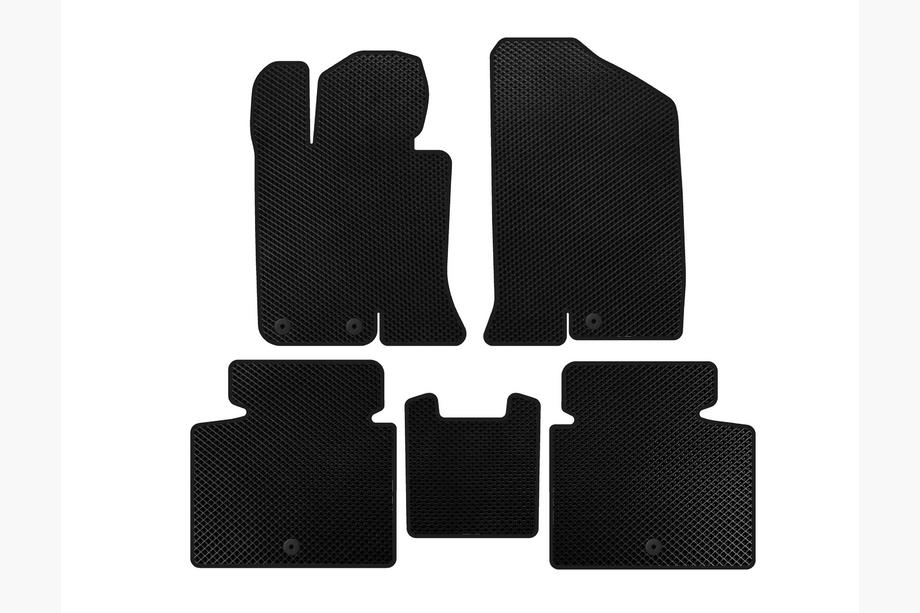 Kia Optima 2010-2016 Tapis de sol EVA V-2 (SD, Noir) Image