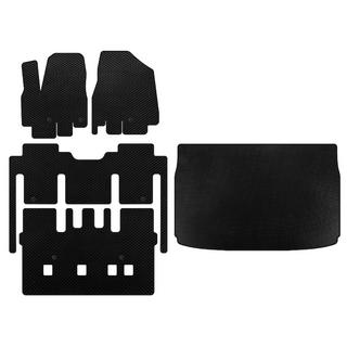 Tapis de sol EVA (habitacle complet, 8 places, Noir)