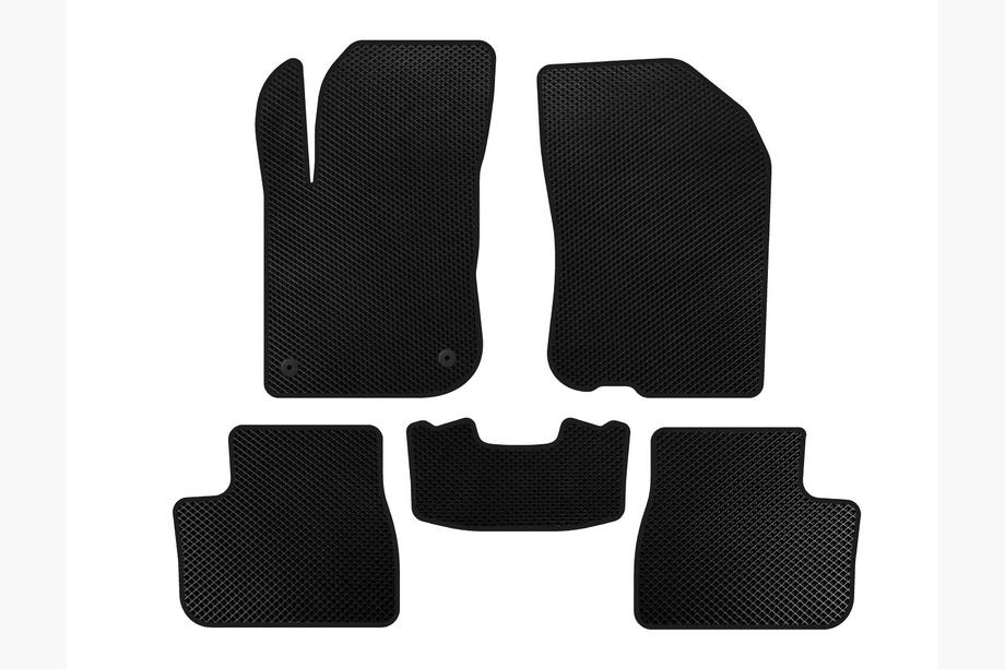 Peugeot 208 2012-2019 Tapis de sol EVA (noirs) Image