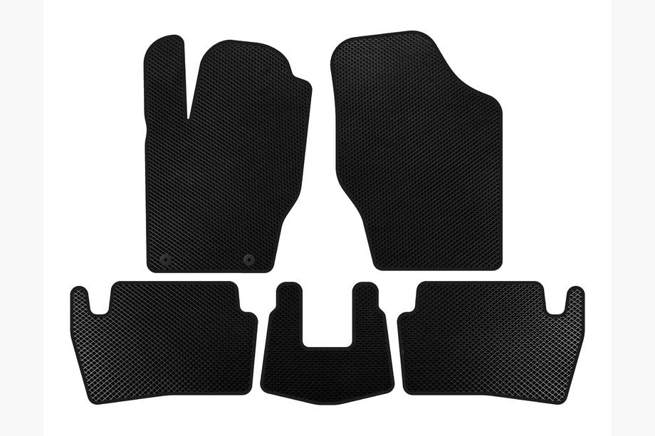 Peugeot 307 2001-2008 Tapis de sol EVA (2001-2005, HB, 5 Portes, Noir) Image