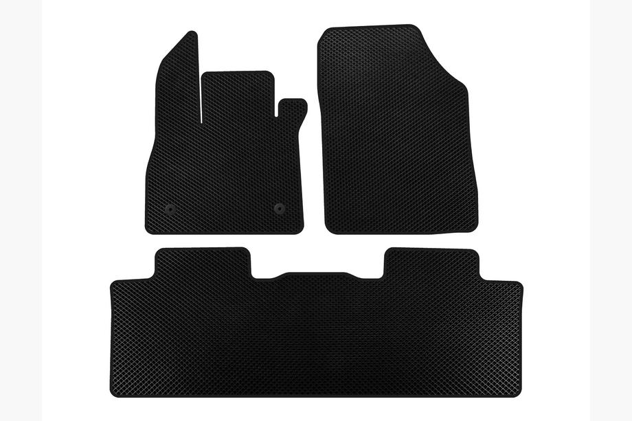 Renault Espace 2014- Tapis de sol EVA (5 places, Noir) Image