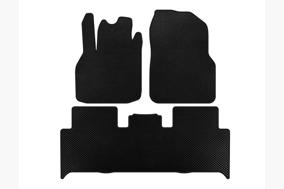 Renault Scenic/Grand 2003-2009 Tapis de sol EVA (2 rangées, noir) Image