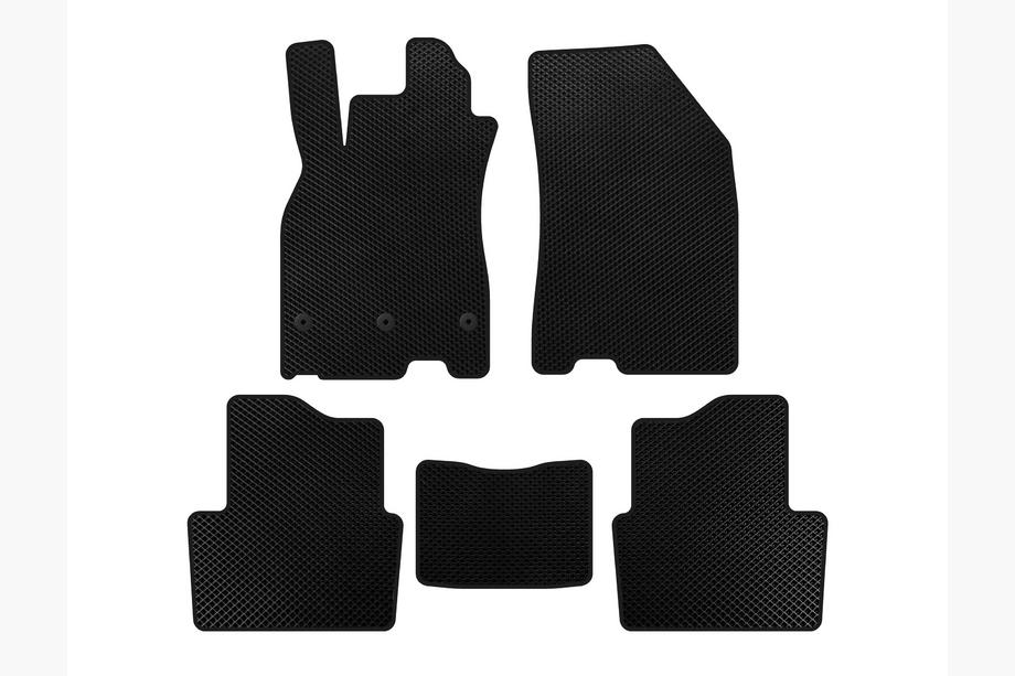 Renault Megane III 2009-2016 Tapis de sol EVA (SD, Noir) Image