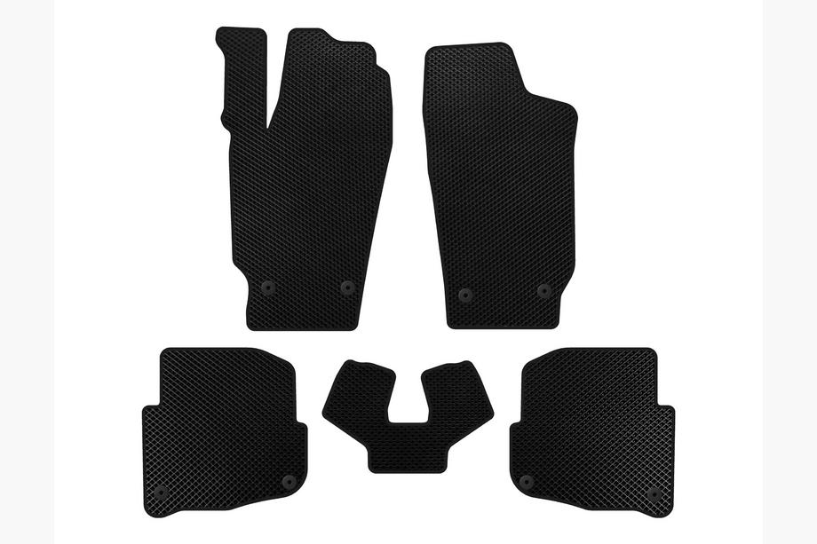 Skoda Fabia 2000-2007 Tapis de sol EVA (SD, Noir) Image