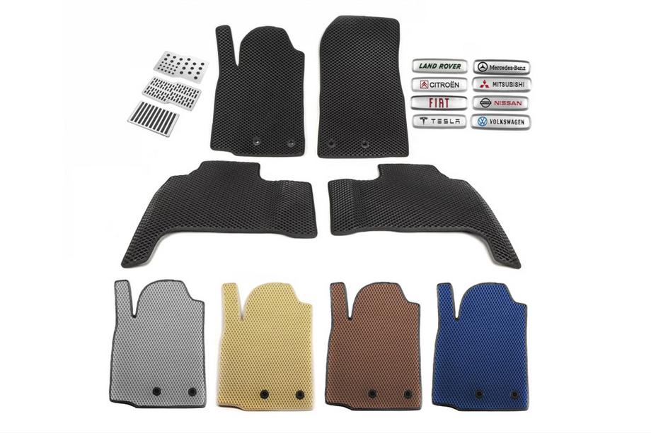 Toyota Highlander 2008-2013 Tapis de sol EVA (2 Rangées, Noir) Image